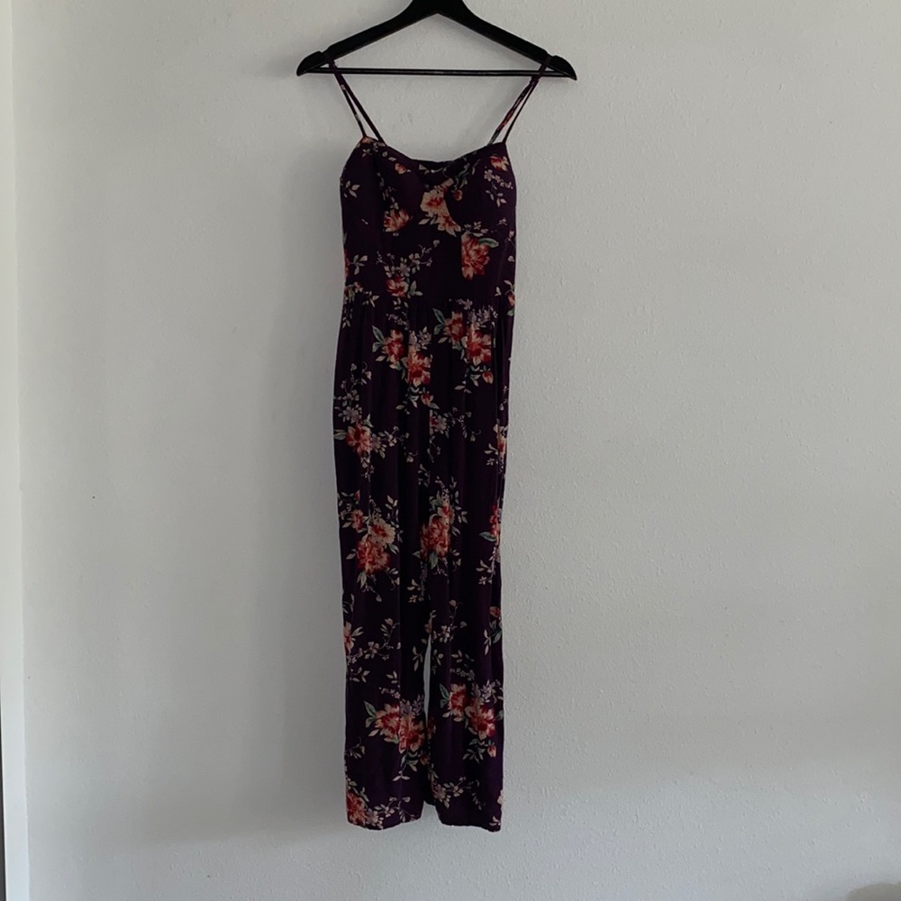 Floral Jumpsuit w/ Pockets
